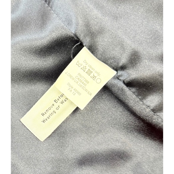 J.Crew Stadium Cloth Nello Gori Wool Peacoat Gold Crest Buttons Size 2 49360 - Picture 7 of 10
